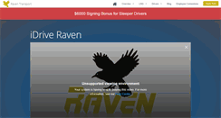 Desktop Screenshot of idriveraven.com